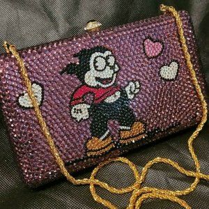 Kathrine Baumann Limited Edition BETTY BOOP MICKEY MOUSE SHOULDER BAG CLUTCH